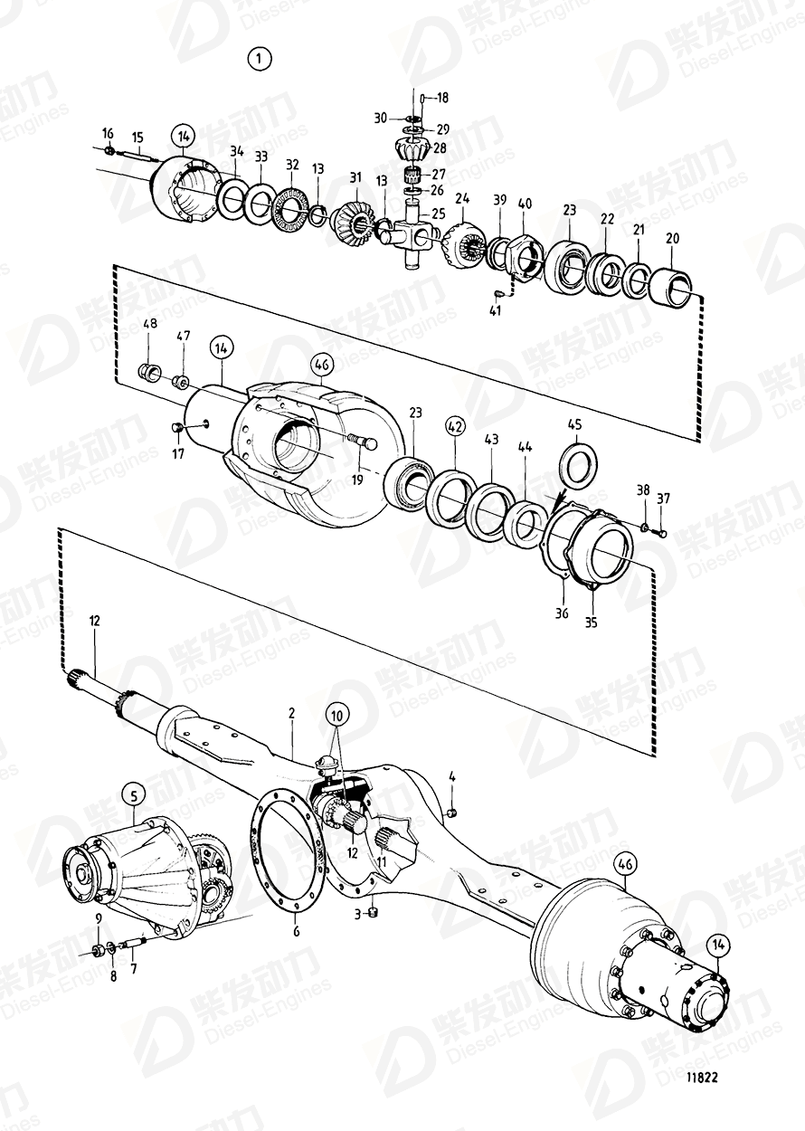 VOLVO Adjusting washer 949431 Drawing